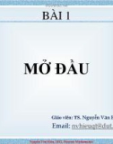 Bài giảng Toán rời rạc: Bài 1 - TS. Nguyễn Văn Hiệu