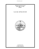 Giáo trình Giải tích 3 - Tạ Lê Lợi, Đỗ Nguyên Sơn