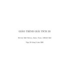 Giáo trình Giải tích 3 - Huỳnh Thế Phùng