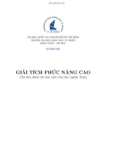 Giáo trình Giải tích phức nâng cao (Tài liệu dành cho học viên Cao học ngành Toán)