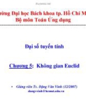 Toán Ứng dụng - Chương 5: Không gian Euclid