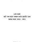 Đề bài và lời giải đề thi toán cấp quốc gia 2010 - 2011 part 1