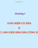 Bài giảng Chương 1: Khái niệm cơ bản và các linh kiện bán dẫn công suất