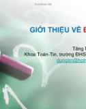 Bài giảng Lý luận dạy học môn Toán 2: Giới thiệu về đại số - Tăng Minh Dũng