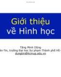 Bài giảng Lý luận dạy học môn Toán 2: Giới thiệu về Hình học - Tăng Minh Dũng