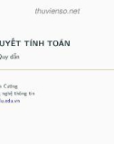 Bài giảng Lý thuyết tính toán: Bài 14 - Phạm Xuân Cường