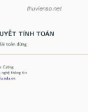 Bài giảng Lý thuyết tính toán: Bài 13 - Phạm Xuân Cường