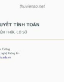 Bài giảng Lý thuyết tính toán: Bài 1 - Phạm Xuân Cường