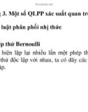 Bài giảng Lý thuyết xác suất thông kê: Chương 3 - TS. Nguyễn Thị Tuyết Mai