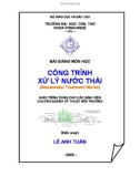 Giáo trình học môn Công trình xử lý nước thải