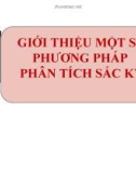 Bài giảng Phương pháp phân tích hiện đại - Chương 20: Một số phương pháp phân tích sắc ký