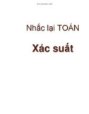 Bài giảng Thống kê máy tính: Nhắc lại toán Xác suất - Lê Phong