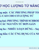 Bài giảng Cơ lượng tử - Chương 1: Các phương pháp toán nâng cao cho cơ lượng tử