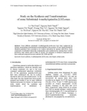 Study on the synthesis and transformations of some substituted 4-methylquinolin-2(1H)-ones