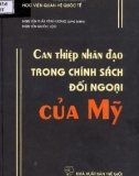 Hoạt động nhân đạo trong chính sách đối ngoại của Mỹ: Phần 1