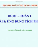 Ứng dụng tích phân