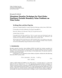 Báo cáo sinh học: Research Article Monotone Iterative Technique for First-Order Nonlinear Periodic Boundary Value Problems on Time Scales