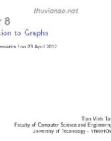 Lecture Discrete Mathematics I - Chapter 8: Introduction to Graphs (Tran Vinh Tan)