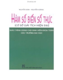 Giáo trình Hàm số biến số thực: Phần 1 - Nguyễn Định, Nguyễn Hoàng