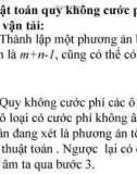 Bài toán quy hoạch tuyến tính: Thuật toán không tính cước phí