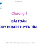 Bài giảng Quy hoạch tuyến tính: Chương 1 - ĐH Tôn Đức Thắng