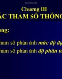 Các tham số thống kê