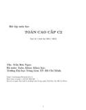 Bài tập Toán cao cấp C2 - ThS. Trần Bảo Ngọc