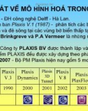 Khái quát về mô hình hóa trong Plaxis