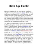 Hình học Euclid