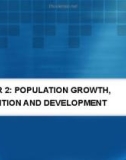 Lecture Population and development: Chapter 2: Population growth, composition and development