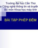 Bài giảng Toán rời rạc: Bài tập phép đếm