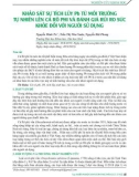 Khảo sát sự tích lũy Pb từ môi trường tự nhiên lên cá rô phi và đánh giá rủi ro sức khỏe đối với người sử dụng