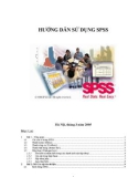 HƯỚNG DẪN SỬ DỤNG PHẦN MỀM SPSS