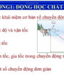 Bài giảng Vật lý đại cương: Chương 1 - Lê Văn Nam