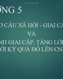 Bài giảng Chủ nghĩa xã hội khoa học: Chương 5 - GV. Lương Minh Hạnh