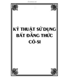 Kỹ thuật sử dụng bất đẳng thức cô-si