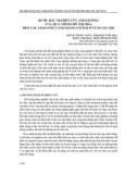 Bước đầu nghiên cứu ảnh hưởng của quá trình đô thị hóa đến các loài ong cánh màng có ích ở vùng Hà Nội