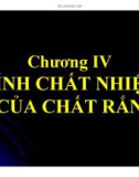 Bài giảng Cơ sở vật lý chất rắn: Chương 4 - ThS. Vũ Thị Phát Minh