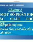 Bài giảng Lý thuyết xác suất và thống kê toán (Phần 1): Chương 3 - Bùi Thị Lệ Thủy