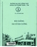 Bài giảng Đại số đại cương - Lê Hoàng Mai (ĐH Đồng Tháp)