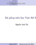 Bài giảng môn học Toán rời rạc: Chương 6 - Nguyễn Anh Thi