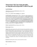 Thăm lại hộ ở Việt Nam: Lượng giá nghèo, các động thái nội bộ hộ gia đình và kinh tế học giới