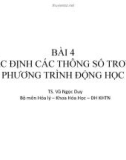 Bài giảng Hoá lý 2 - Bài 4 (Phần 2: Động hoá học)