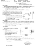 Đề thi cuối học kỳ 1 môn Nhiệt Động Lực Học Kỹ Thuật - ĐH Bách Khoa HCM