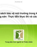 Chính sách bảo vệ môi trường trong khai thác khoáng sản: Thực tiễn thực thi và các bất cập