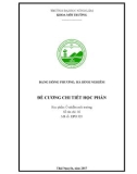 Đề cương chi tiết học phần: Ô nhiễm môi trường (Ngành/chuyên ngành đào tạo: Khoa học môi trường)