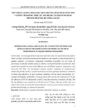 Thủy phân gamma oryzanol bằng phương pháp đồng dung môi và phân tích đồng thời các sản phẩm của phản ứng bằng phương pháp sắc ký lỏng cao áp