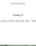 Bài giảng Xác suất thống kê ứng dụng trong kinh tế xã hội: Chương 6 - ĐH Thăng Long