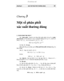 Lý thuyết xác suất thống kế (Phạm Đức Thông) - Chương 3: Một số phân phối xác suất thường dùng