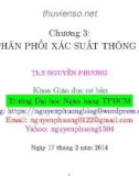 Bài giảng Xác suất thống kê: Chương 3 - ThS. Nguyễn Phương (2014)